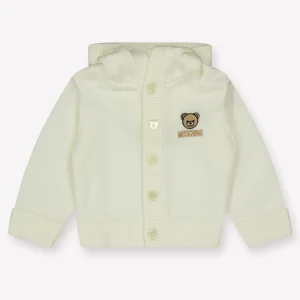 Moschino Baby Unisex Vest In Off White