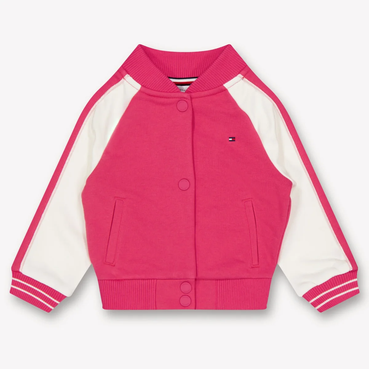 Tommy Hilfiger Baby Meisjes Tussenjas In Donker Roze - Afbeelding 2