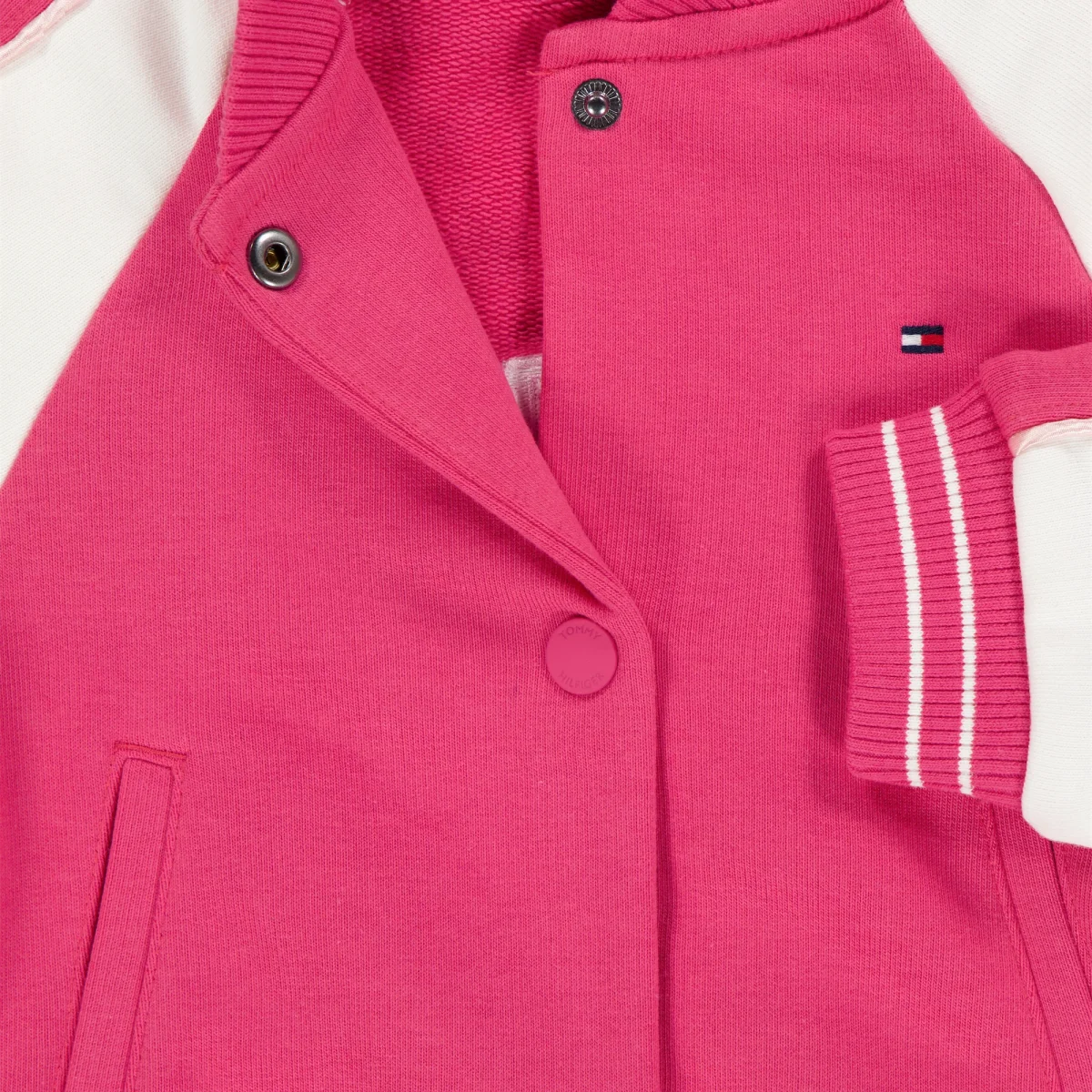 Tommy Hilfiger Baby Meisjes Tussenjas In Donker Roze - Afbeelding 4