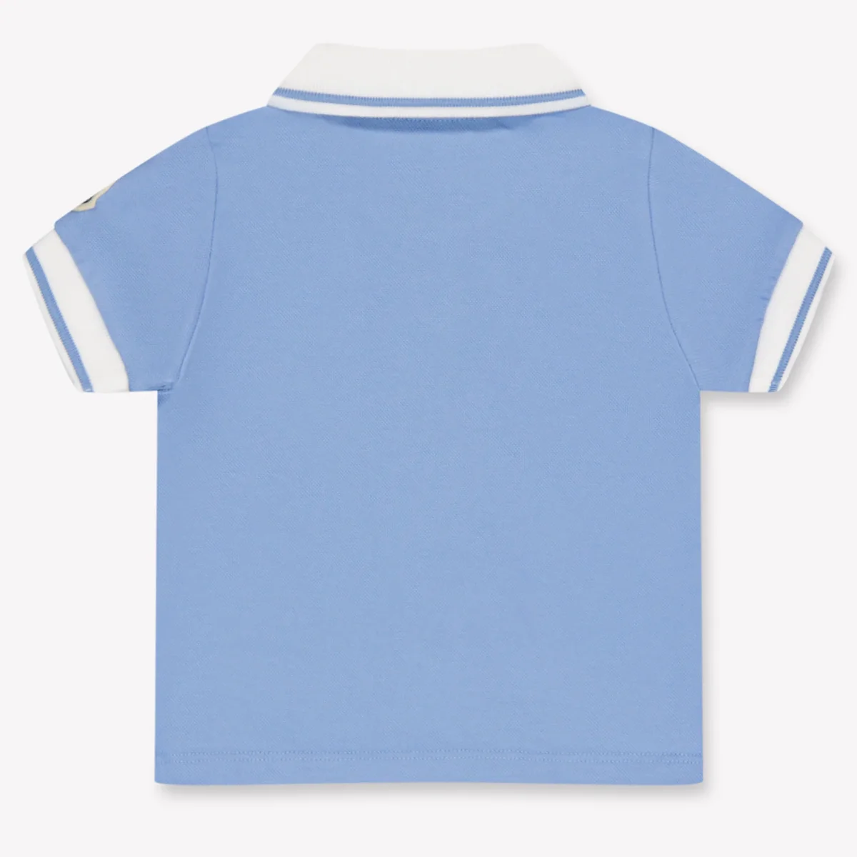 Moncler Baby Jongens Polo In Licht Blauw - Afbeelding 3