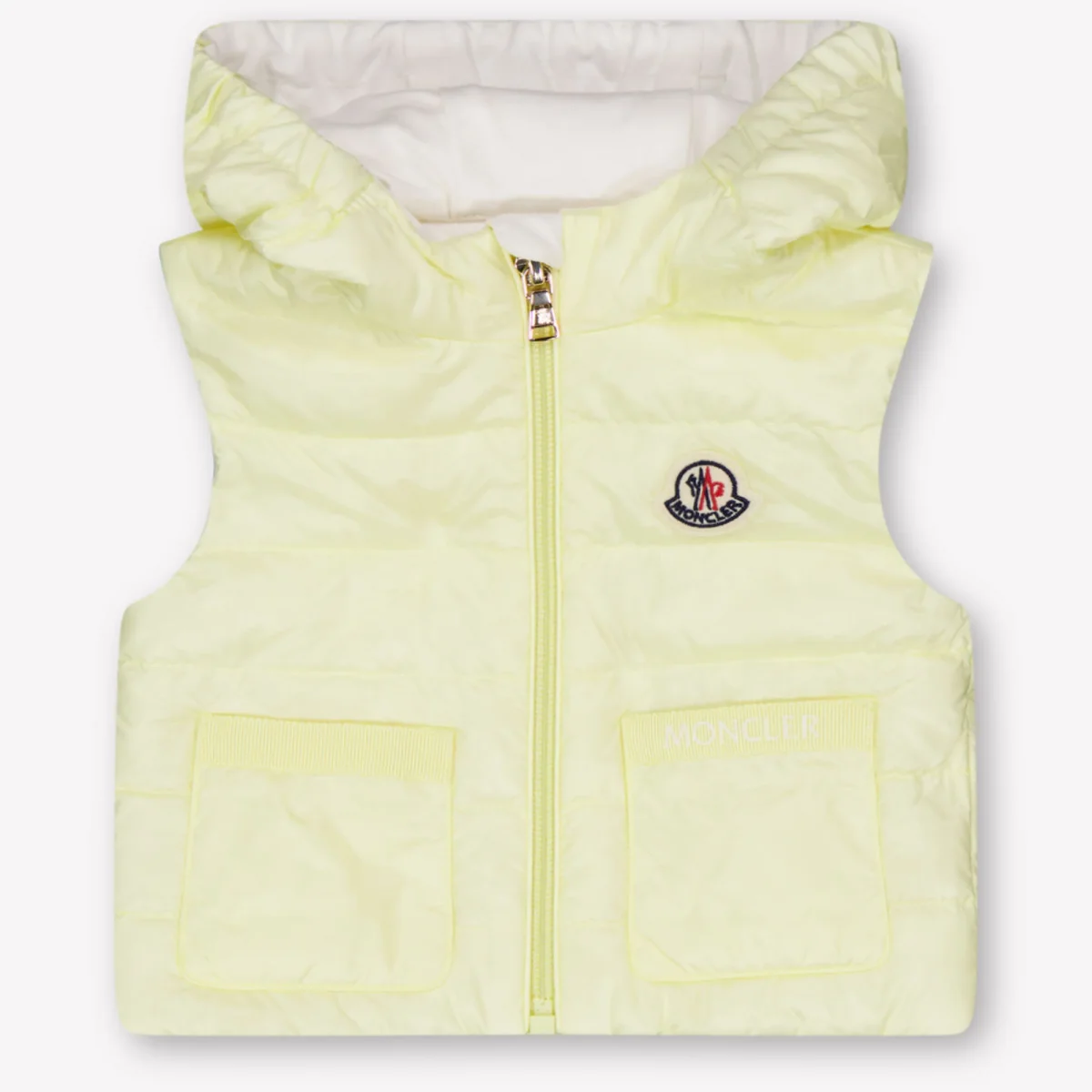 Moncler Lia Baby Meisjes Bodywarmer In Geel - Afbeelding 2
