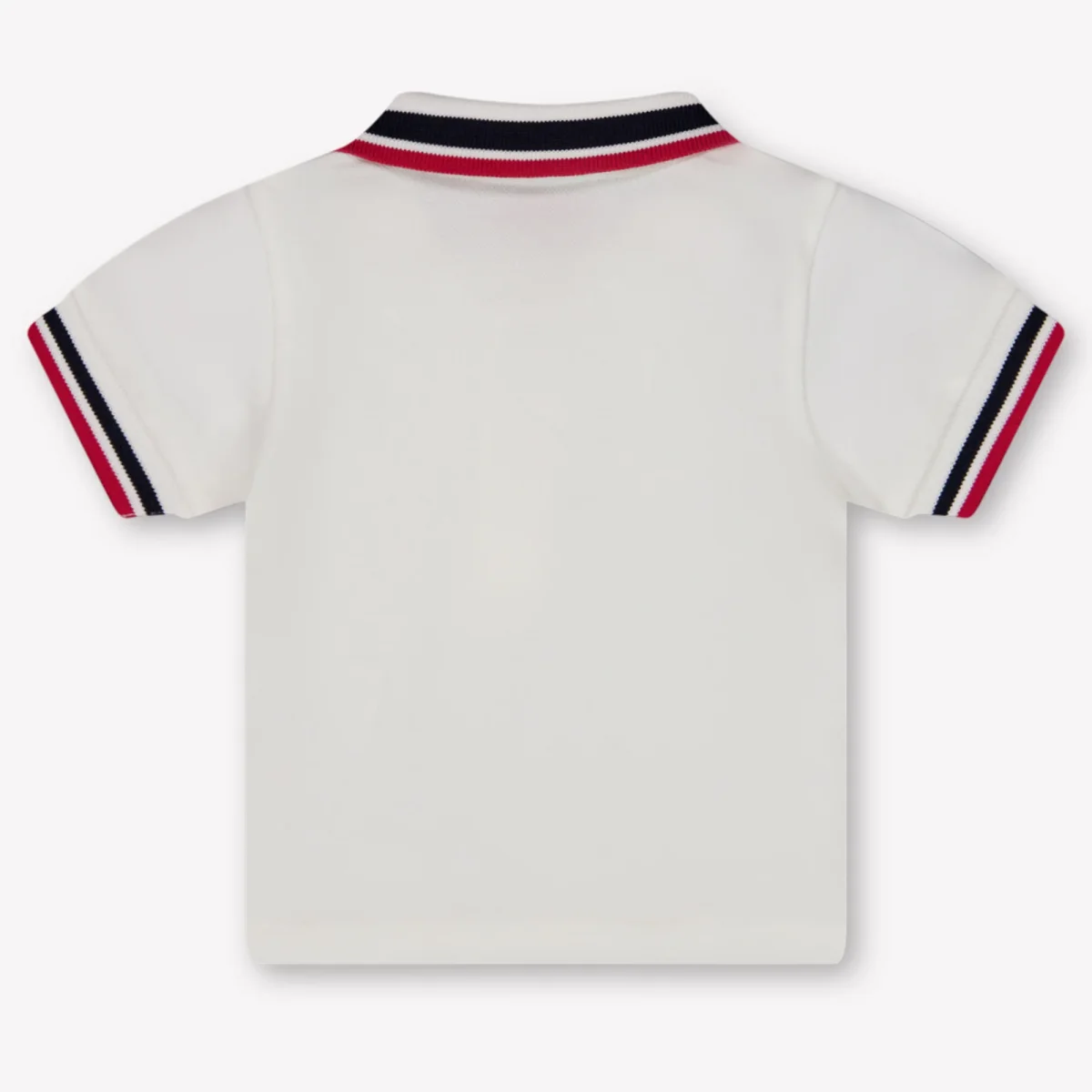 Moncler Baby Jongens Polo In Wit - Afbeelding 3