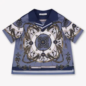 Dolce & Gabbana Baby Jongens Blouse In Blauw
