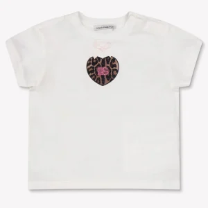 Dolce & Gabbana Baby Meisjes T-Shirt In Wit
