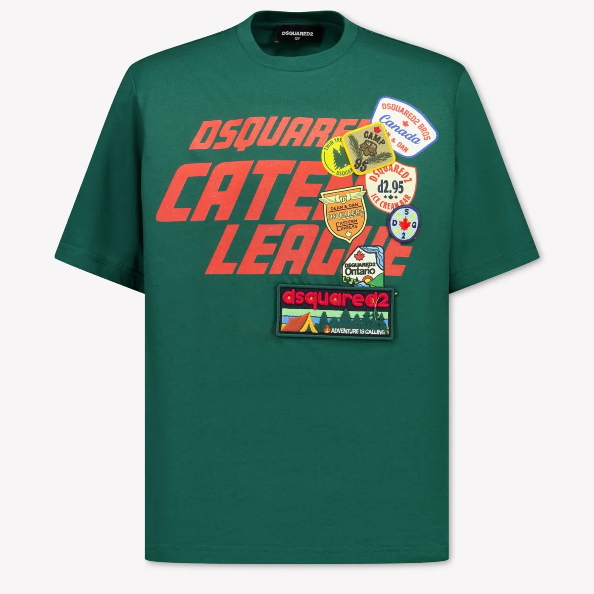 Dsquared2 Kinder Jongens T-Shirt In Donker Groen - Afbeelding 2