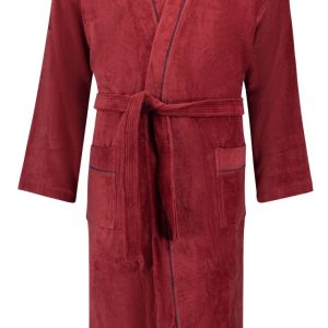 Adamo badjas bordeauxrood velours