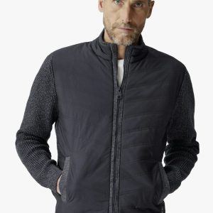 Casa Moda jack/vest blauw met donkerblauw