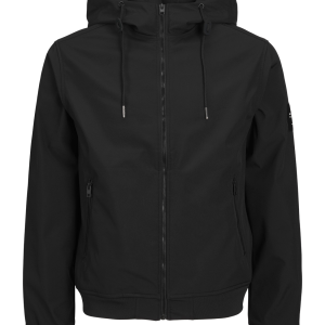 Jack & Jones hoodie soft shell jack zwart