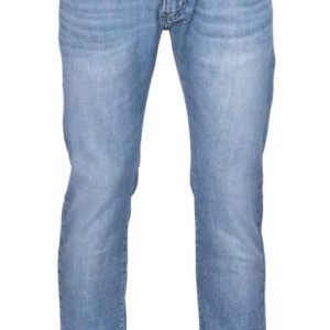 Pierre Cardin stretch jeans blue light used washing Lyon Tapered