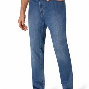 Pioneer 5 pocket stretch jeans stonewashed light used model Peter