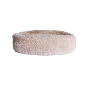 Alwero Light wollen hoofdband haarband sand brown zand/beige