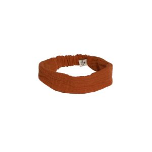 Alwero haarband pompoen hoofdband rood-bruin