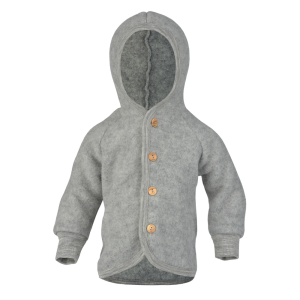 Engel Natur jasje wol-fleece grijs