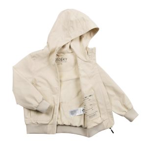 Gosoaky Blue bird birch cream zomerjas wit/creme