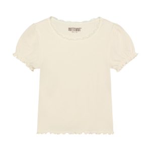 Huttelihut t-shirt ss antique white wit