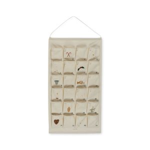 Konges Slojd kerst-aftel-kalender advent-kalender wit/beige