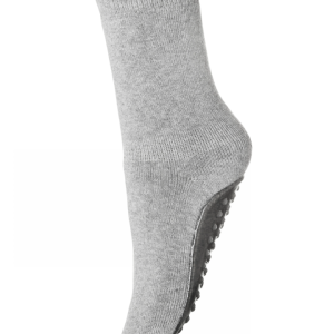 MP Denmark cotton socks with anti-slip grey sok met rubber zooltje grijs lichtgrijs