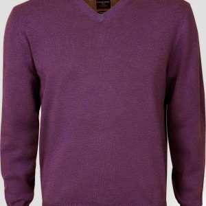 Casa Moda v-hals trui paars 2XL en 3XL