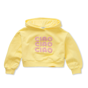 Sproet en Sprout sweater hoodie trui ciao geel